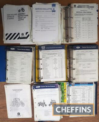 Ford tractor service bulletins, a large qty circa 1970s-90s