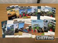 Fendt, qty of agricultural trader range brochures and sales leaflets etc, to include 300, 400, 700, 800 and 900 series