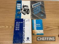 Ford, 4no. agricultural tractor manuals, to include 5600/6600/7600 and 4000 etc.