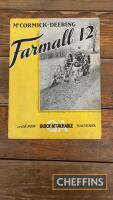 McCormick Deering Farmall 12 tractor brochure