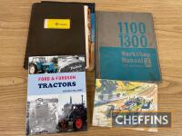 Interimco salesman's folder of Versatile tractors and implements etc, together with MBC workshop manual, Ford and Fordson Tractors by Michael Williams and Castrol Achievements brochure (4)