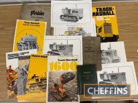 Qty crawler tractors sales leaflets and brochures etc, to include Caterpillar D2, Fowler Challenger, Track Marshall 56 etc.