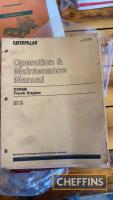 Whitlock and Caterpillar parts/operation manuals