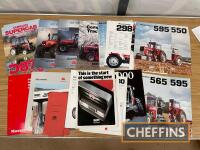 Massey Ferguson, a qty of agricultural tractor etc. sales leaflets and brochures (some duplicates), to include 595, 230 etc.