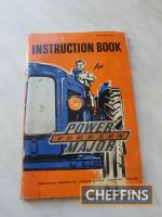 Fordson Power Major operators' manual
