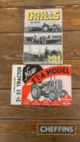 Mineapolis Moline Twin City 21-32 tractor and Moline monitor drills brochures