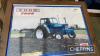 Ford tractor 7000 framed poster