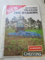 Ransomes disc harrow brochure