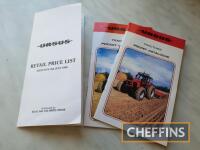 Ursus tractor catalogue and a price list from 1988