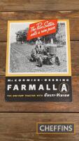 McCormick Deering Farmall A tractor brochure