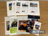 Mercedes-Benz, qty range brochures and sales leaflets, to include MB-Trac 1300, Unimog etc.