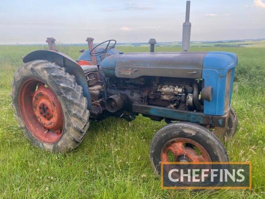 FORDSON Power Major 4cylinder diesel TRACTOR An original example fitted with LiveDrive and has recently had the valves and injectors serviced. Stated to have been on the same farm for over 25 years