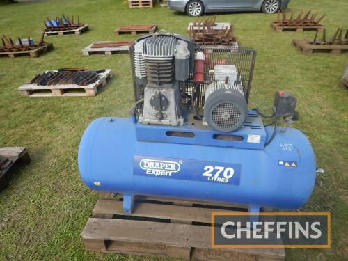 Draper Export 270ltr air compressor