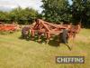 Progressive subsoiler cultivator with 5 subsoiler legs and 10 cultivator legs, 3.5m