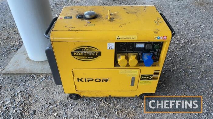 Generator, stated to be in good working order