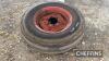 7.50x16 wheel and tyre (original David Brown)