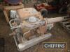 Fowler twin cylinder marine engine with starter motor etc.