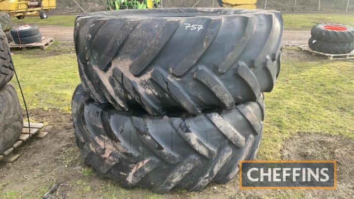 Pr. of Michelin 710/70/42 Tractor Tyres C/C: 40122000