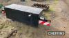 Large Toolbox to mount on front of tractor UNRESERVED LOT C/C: 84032080
