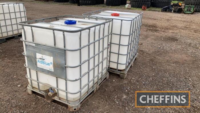 2no. IBC Containers UNRESERVED LOT C/C: 39231000