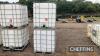 2no. IBC Containers C/C: 39231000