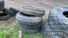 4no. Assorted Front Tractor Tyres UNRESERVED LOT C/C: 40122000