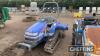 Iseki 153 Crawler with Rotavator 468.3 hrs shown Ser. No. 1673-902-015-0 C/C: 87019110