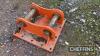 Top Hat Adaptor Plate for digger C/C: 87089997