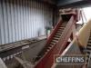 De Lignie free-standing mobile bagger/weigher with 300mm main belt and 100mm top up belt, 3phase