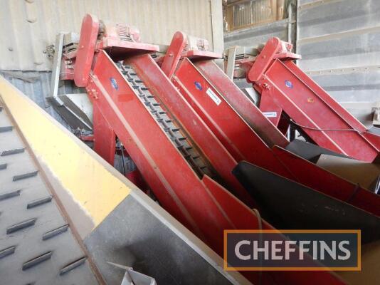 De Lignie free-standing mobile bagger/weigher with 300mm main belt with 100mm top up belt, 3phase For spares or repair