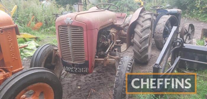 MASSEY FERGUSON 35 petrol/paraffin 3cylinder TRACTOR Described in original ex-farm condition