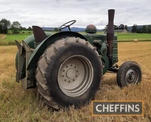 FIELD MARSHALL Series III Contractors single cylinder diesel TRACTOR Fitted with a rear winch and land anchor. Running and driving recently