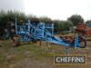 2014 Lemken Karat 9/400 KVUA trailed hydraulic folding cultivator with tines, discs and double press roll, 4m (offered with set of wide feet)