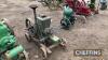 The Bomford 3bhp horizontal open crank stationary engine No. 21620 twin flywheel, Wico magneto, original condition, trolley mounted