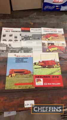 4no. New Holland brochures