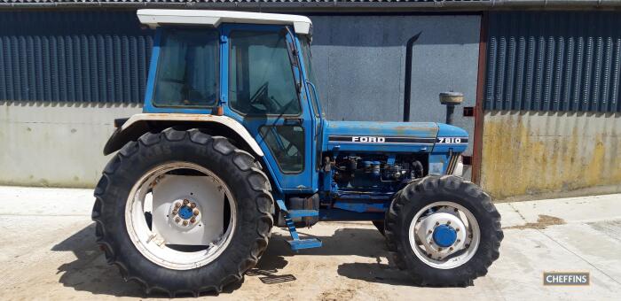 1989 FORD 7810 S.II 6cylinder diesel TRACTOR Reg. No. F94 NCU Serial No. C01406