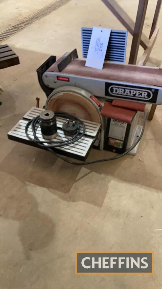 Draper 350w belt and disc sander with instruction manual Vintage sale Sale 1 Printed Ephemera Catalogues Manuals etc Prints Pictures Models Bygones Seats Plates Toolboxes Spares Lots 1
