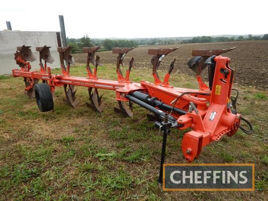 2012 Gregoire Besson HRPC7 7furrow (6 + 1) reversible on-land plough with manual vari-width Serial No. N125099