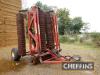 Vaderstad trailed vertical hydraulic folding rolls breaker rings, 12m Serial No. 5376