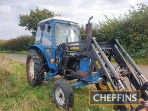 1979 FORD 6600 2wd diesel TRACTOR
<br/>Reg. No. AJE 506V
<br/>Serial No. 505891
<br/>Fitted with McConnel front loader with joystick controls, Dual Power, PAS, PUH, hook and drawbar. Showing 7,720 hours