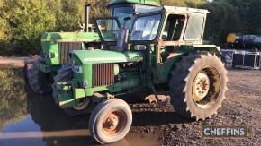 JOHN DEERE 2130 2wd diesel TRACTOR with Duncan cab 
<br/>Reg. No. WWM 541M 
<br/>Serial No. 109787L