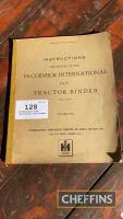 IH McCormick 6-LT instruction book binder