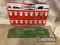 Champion and Remax, two point of sale display racks