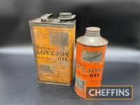 Delco LoveJoy Oil, 2 cans