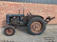 FORDSON E27N 4cylinder petrol/paraffin TRACTOR
<br/>Fitted with Hesford heavy duty winch and electric start