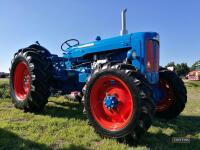 1961 FORDSON Super Major 6cylinder diesel TRACTOR
<br/>Reg. No. 325 UYT
<br/>Serial No. 1618118
<br/>The vendor set about a ground up restoration in 2016 on this tractor. The rear mudguards and foot plates were replaced, but the majority of he tractor's o