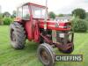 MASSEY FERGUSON 165 4cylinder diesel TRACTOR
<br/>Fitted with Flexi cab, power steering and described as a very tidy original tractor