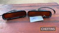 Ford Capri indicator light lenses bumper, Mk3.