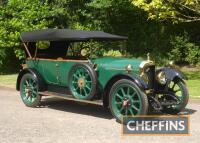 1919 3048cc Belsize 15/20 Open Tourer 
<br/>Reg. No. SV 9204
<br/>Chassis No. 12072
<br/>SV 9204 was the first motor car built by the well-known Belsize Motors Ltd at the end WW1 and was widely advertised