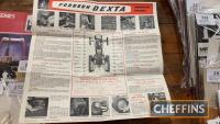 Fordson Dexta lubrication and maintenance chart